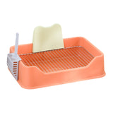 Maxbell Pet Dog Toilet Puppy Training Potty Tray Potty Pan Indoor Dog Potty Tray orange