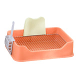 Maxbell Pet Dog Toilet Puppy Training Potty Tray Potty Pan Indoor Dog Potty Tray orange