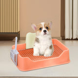 Maxbell Pet Dog Toilet Puppy Training Potty Tray Potty Pan Indoor Dog Potty Tray orange