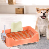Maxbell Pet Dog Toilet Puppy Training Potty Tray Potty Pan Indoor Dog Potty Tray orange