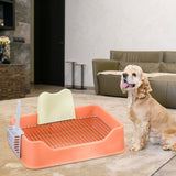 Maxbell Pet Dog Toilet Puppy Training Potty Tray Potty Pan Indoor Dog Potty Tray orange