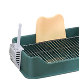 Maxbell Pet Dog Toilet Puppy Training Potty Tray Potty Pan Indoor Dog Potty Tray green