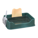 Maxbell Pet Dog Toilet Puppy Training Potty Tray Potty Pan Indoor Dog Potty Tray green
