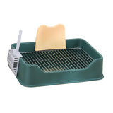 Maxbell Pet Dog Toilet Puppy Training Potty Tray Potty Pan Indoor Dog Potty Tray green