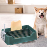 Maxbell Pet Dog Toilet Puppy Training Potty Tray Potty Pan Indoor Dog Potty Tray green