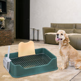 Maxbell Pet Dog Toilet Puppy Training Potty Tray Potty Pan Indoor Dog Potty Tray green