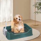 Maxbell Pet Dog Toilet Puppy Training Potty Tray Potty Pan Indoor Dog Potty Tray green