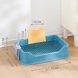 Maxbell Pet Dog Toilet Puppy Training Potty Tray Potty Pan Indoor Dog Potty Tray blue