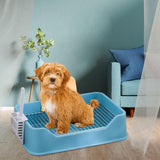 Maxbell Pet Dog Toilet Puppy Training Potty Tray Potty Pan Indoor Dog Potty Tray blue