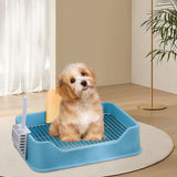 Maxbell Pet Dog Toilet Puppy Training Potty Tray Potty Pan Indoor Dog Potty Tray blue