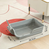 Maxbell Durable Stainless Steel Mesh Grids Pet Training Toilet Indoor Dog Potty Tray Gray Spacing 18mm