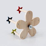 Maxbell Bird Parrot Perch Wheel Toy Smooth Surface Climbing Durable Cage Accessories