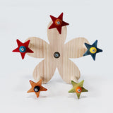 Maxbell Bird Parrot Perch Wheel Toy Smooth Surface Climbing Durable Cage Accessories