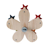 Maxbell Bird Parrot Perch Wheel Toy Smooth Surface Climbing Durable Cage Accessories