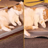 Maxbell Corrugated Cardboard Cat Lounge Bed Cat Scratching Board for Home Decoration
