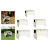 Maxbell Dog Cage Cover Rainproof Indoor Outdoor Protection Foldable Pet Kennel Cover 61cmx48cmx50cm