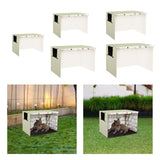 Maxbell Dog Cage Cover Rainproof Indoor Outdoor Protection Foldable Pet Kennel Cover 61cmx48cmx50cm