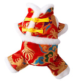 Maxbell Dog Chinese New Year Costume Dog Tang Costume for Cats Dogs Chinese New Year