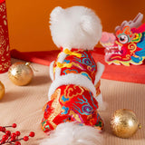 Maxbell Dog Chinese New Year Costume Dog Tang Costume for Cats Dogs Chinese New Year