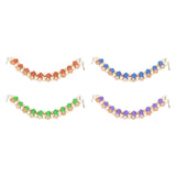 Maxbell Parrot Bridge Chewing Toy Wooden Ladder Bridge for Lovebirds Budgie Parakeet orange