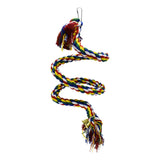 Maxbell Bird Rope Perch Bird Rope Parrot Climbing Rope for Budgies Lovebirds Conures 0.5m