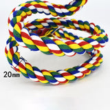 Maxbell Bird Rope Perch Bird Rope Parrot Climbing Rope for Budgies Lovebirds Conures 1.5m