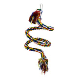 Maxbell Bird Rope Perch Bird Rope Parrot Climbing Rope for Budgies Lovebirds Conures 1.5m