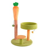 Maxbell Cat Scratcher Post Entertainment Interactive Rest Sturdy Cat Claw Scratcher