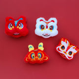 Maxbell Pet New Year Scarf Washable Dog Knitted Scarf for Kitten Puppy New Year Gift Nianshou