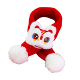 Maxbell Pet New Year Scarf Washable Dog Knitted Scarf for Kitten Puppy New Year Gift Nianshou