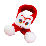 Maxbell Pet New Year Scarf Washable Dog Knitted Scarf for Kitten Puppy New Year Gift Nianshou