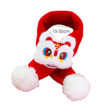 Maxbell Pet New Year Scarf Washable Dog Knitted Scarf for Kitten Puppy New Year Gift Nianshou