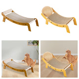 Maxbell Cat Scratcher Pet Supplies Sturdy Pet Cat Lounge for Rest Indoor Cats Kitten 67cmx25.5cmx17cm