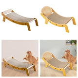 Maxbell Cat Scratcher Pet Supplies Sturdy Pet Cat Lounge for Rest Indoor Cats Kitten 67cmx25.5cmx17cm