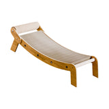 Maxbell Cat Scratcher Pet Supplies Sturdy Pet Cat Lounge for Rest Indoor Cats Kitten 67cmx25.5cmx17cm