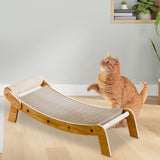 Maxbell Cat Scratcher Pet Supplies Sturdy Pet Cat Lounge for Rest Indoor Cats Kitten 67cmx25.5cmx17cm