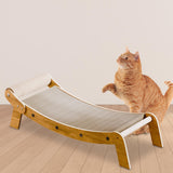 Maxbell Cat Scratcher Pet Supplies Sturdy Pet Cat Lounge for Rest Indoor Cats Kitten 67cmx25.5cmx17cm