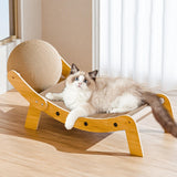 Maxbell Cat Scratcher Pet Supplies Sturdy Pet Cat Lounge for Rest Indoor Cats Kitten 50cmx25cmx21cm