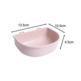 Maxbell 2Pcs Pet Kennel Cage Bowls Slow Feeding for Chinchillas Rabbit Small Animals Pink