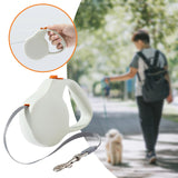 Maxbell Dog Walking Leash Heavy Duty 10ft Traction Rope Retractable Leash Pets Leash beige