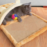 Maxbell Cat Scratch Pad Home Decor Interactive Toy Scratch Bowl Cat Nest Playing Toy
