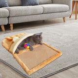 Maxbell Cat Scratch Pad Home Decor Interactive Toy Scratch Bowl Cat Nest Playing Toy