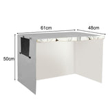 Maxbell Dog Crate Cover Sun Protection Durable Windproof Breathable Pet Kennel Cover 61cmx48cmx50cm