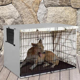 Maxbell Dog Crate Cover Sun Protection Durable Windproof Breathable Pet Kennel Cover 125cmx79cmx84cm