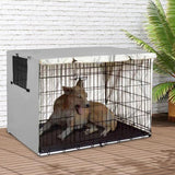 Maxbell Dog Crate Cover Sun Protection Durable Windproof Breathable Pet Kennel Cover 125cmx79cmx84cm