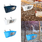 Maxbell Waterer Bucket Feeders Drinking Fountain Water Dispenser feed Trough Blue