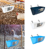 Maxbell Waterer Bucket Feeders Drinking Fountain Water Dispenser feed Trough Blue