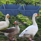 Maxbell Waterer Bucket Feeders Drinking Fountain Water Dispenser feed Trough Blue