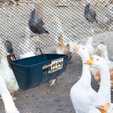 Maxbell Waterer Bucket Feeders Drinking Fountain Water Dispenser feed Trough Blue