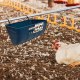 Maxbell Waterer Bucket Feeders Drinking Fountain Water Dispenser feed Trough Blue